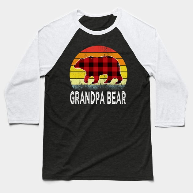grandpa bear grandpa Baseball T-Shirt by Bagshaw Gravity